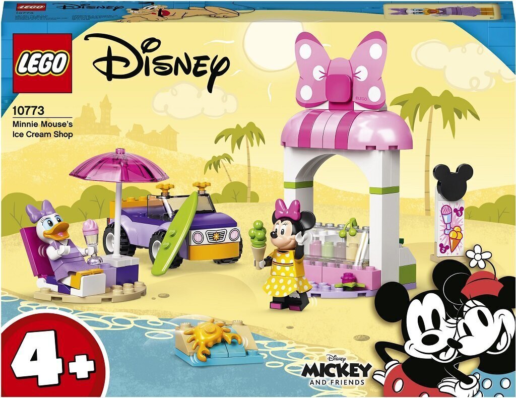 10773 LEGO® | Disney Mickey and Friends Pelītes Minnijas saldējuma veikals cena un informācija | Konstruktori | 220.lv