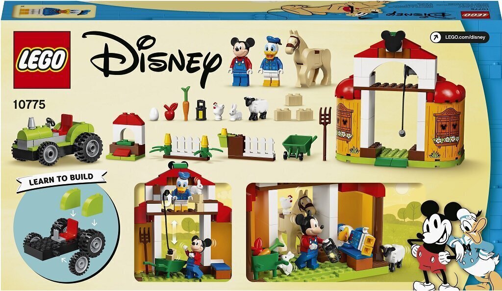 10775 LEGO® | Disney Mikipeles un Donalda Daka saimniecība cena un informācija | Konstruktori | 220.lv