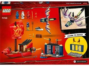 71749 LEGO® NINJAGO Likteņa balvas pēdējais reiss cena un informācija | Konstruktori | 220.lv