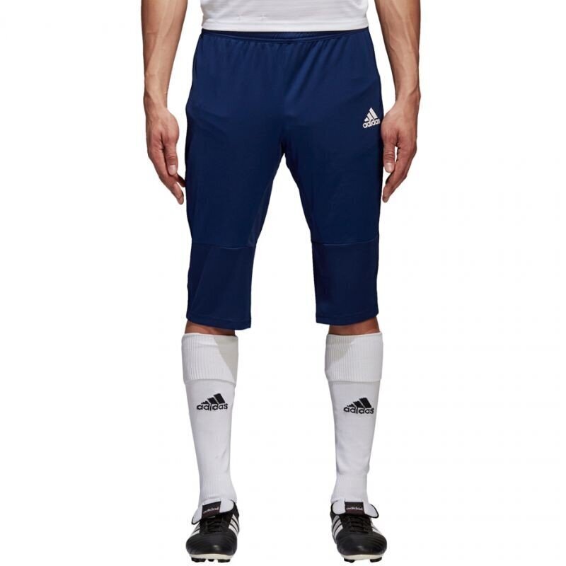 Vīriešu sporta bikses Adidas Con18 3/4 , zilas cena un informācija | Sporta apģērbs vīriešiem | 220.lv