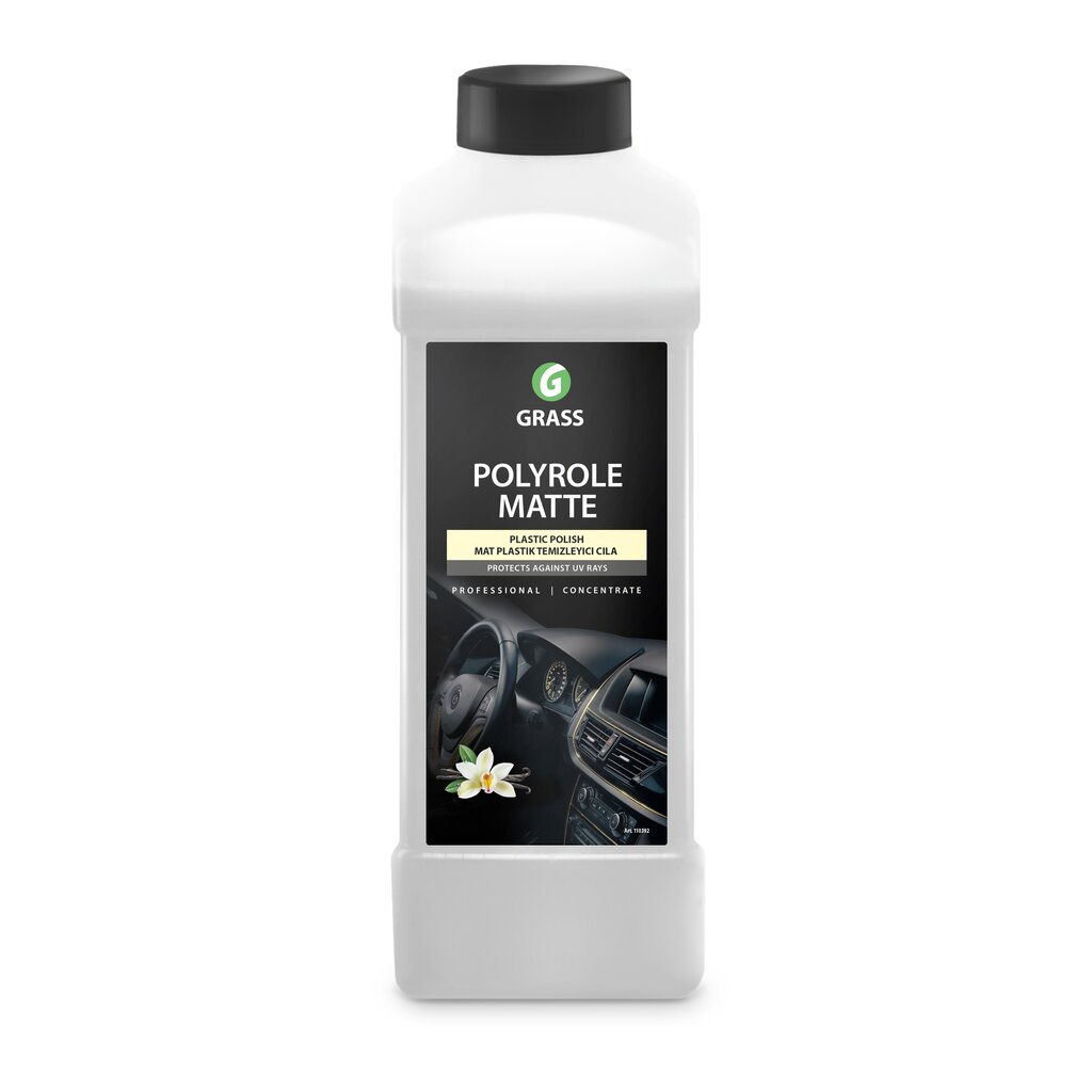 Instrumentu paneļa pulētājs-tīrītājs Grass Polyrole Matte ar vaniļas aromātu, matēts, 1L цена и информация | Auto ķīmija | 220.lv
