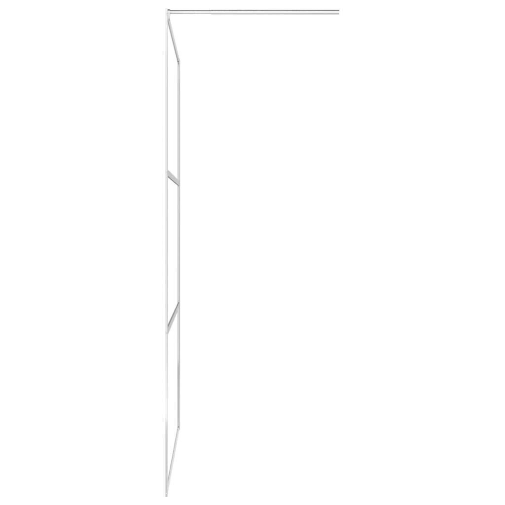 vidaXL dušas siena, matēts ESG stikls, 90x195 cm cena un informācija | Dušas durvis, dušas sienas | 220.lv