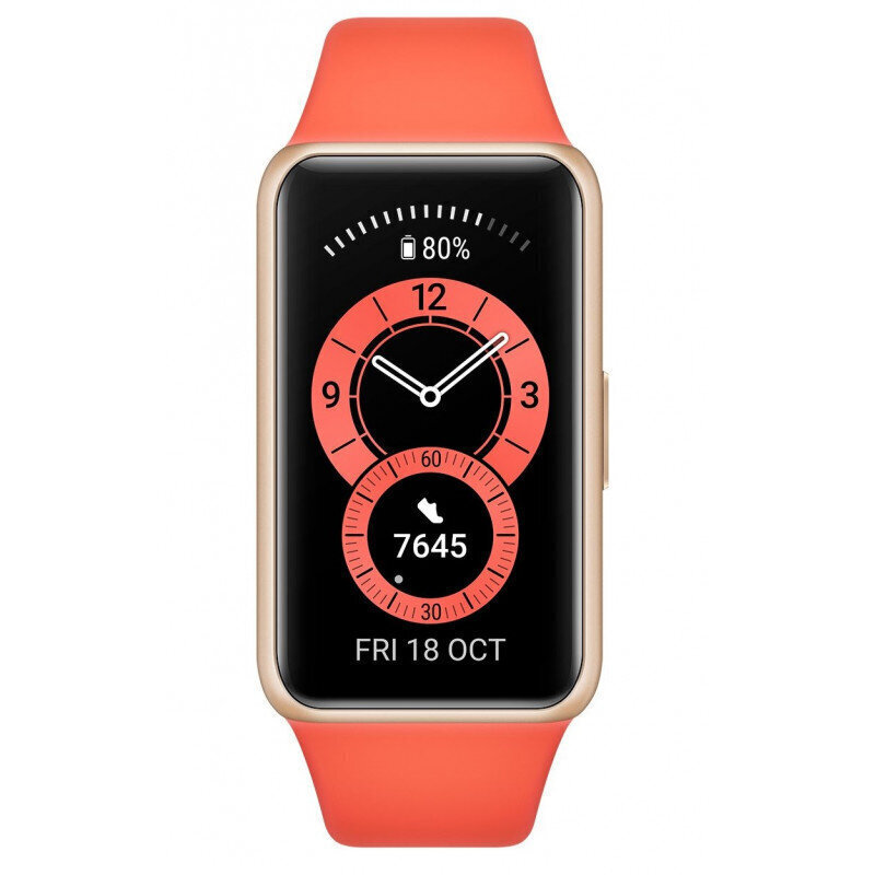 Viedpulkstenis Huawei Band 6, Amber Sunrise cena un informācija | Fitnesa aproces | 220.lv