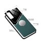 Mocco Lens Leather Back Case Aizmugurējais Ādas Apvalks Priekš Apple iPhone 12 / 12 Pro Zaļš cena un informācija | Telefonu vāciņi, maciņi | 220.lv