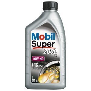 Mobil Super 2000 10W40 1L pussintētiskā motoreļļa cena un informācija | Motoreļļas | 220.lv