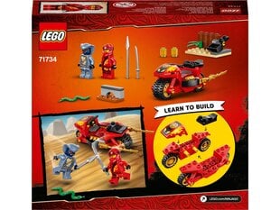 71734 LEGO® NINJAGO Kai asmeņu motocikls cena un informācija | Konstruktori | 220.lv