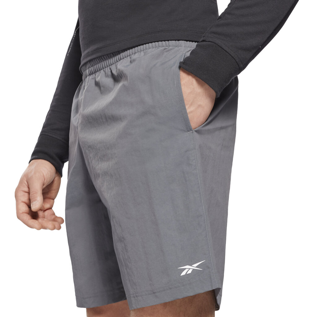 Reebok Šorti Te Utility Short Grey GI8523/L cena un informācija | Sporta apģērbs vīriešiem | 220.lv