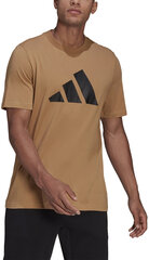 Adidas Футболки M Fi Tee Bos A Brown GP9507/S цена и информация | Мужские футболки | 220.lv