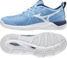 Sporta apavi sievietēm Mizuno Wave Supersonic 2 V1GC204029, 40 1/2, zili cena un informācija | Sporta apavi sievietēm | 220.lv