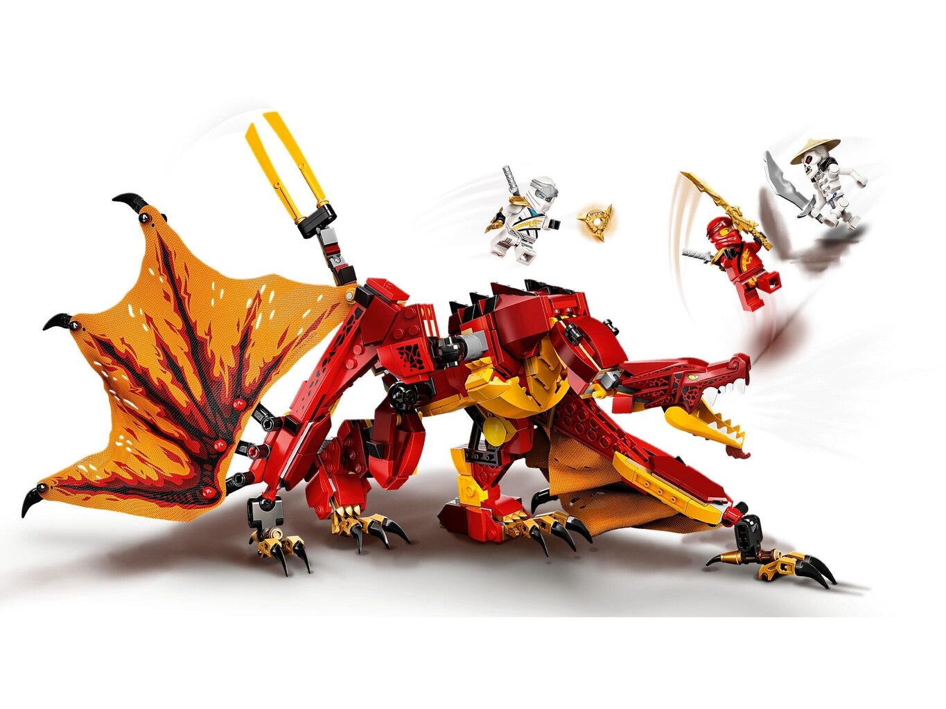 71753 LEGO® NINJAGO Uguns pūķa uzbrukums цена и информация | Konstruktori | 220.lv