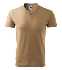 V-neck футболка Unisex черная цена и информация | Мужские футболки | 220.lv