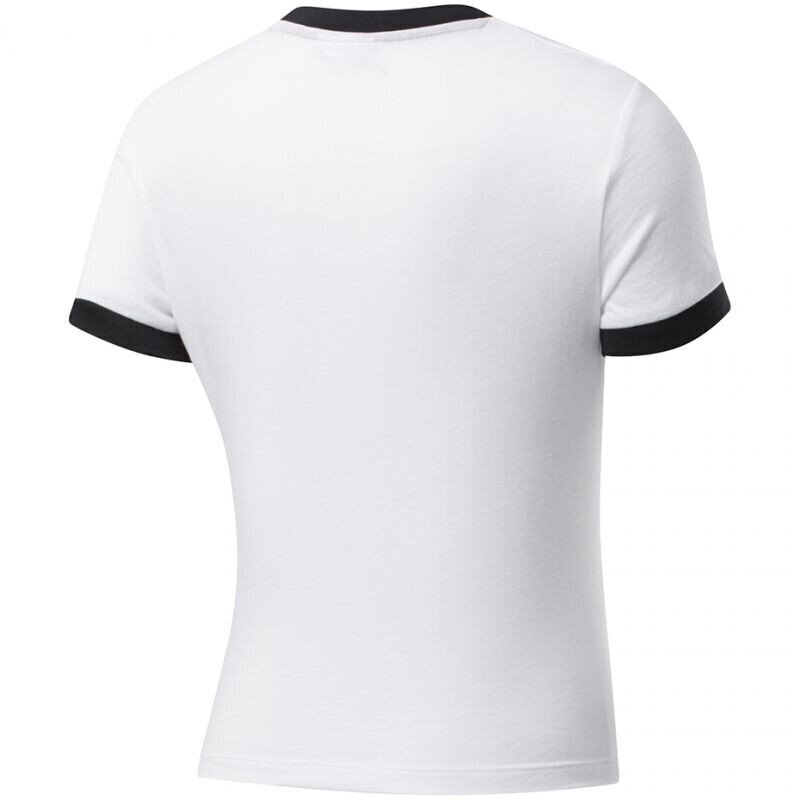 Sporta T-krekls sievietēm Reebok Training Essentials Linear Logo Tee W FK6680, balts cena un informācija | Sporta apģērbs sievietēm | 220.lv