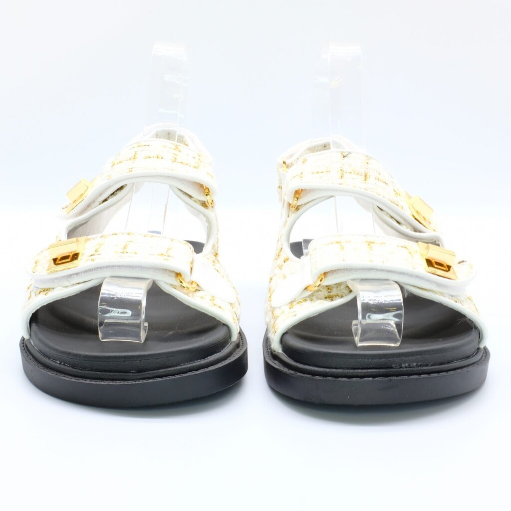 Sandales un Iešļūcenes 2331597741, baltas цена и информация | Sieviešu sandales | 220.lv