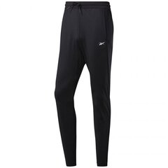 Vīriešu sporta bikses Reebok Workout Knit M FJ4057, 51535, melnas цена и информация | Мужская спортивная одежда | 220.lv