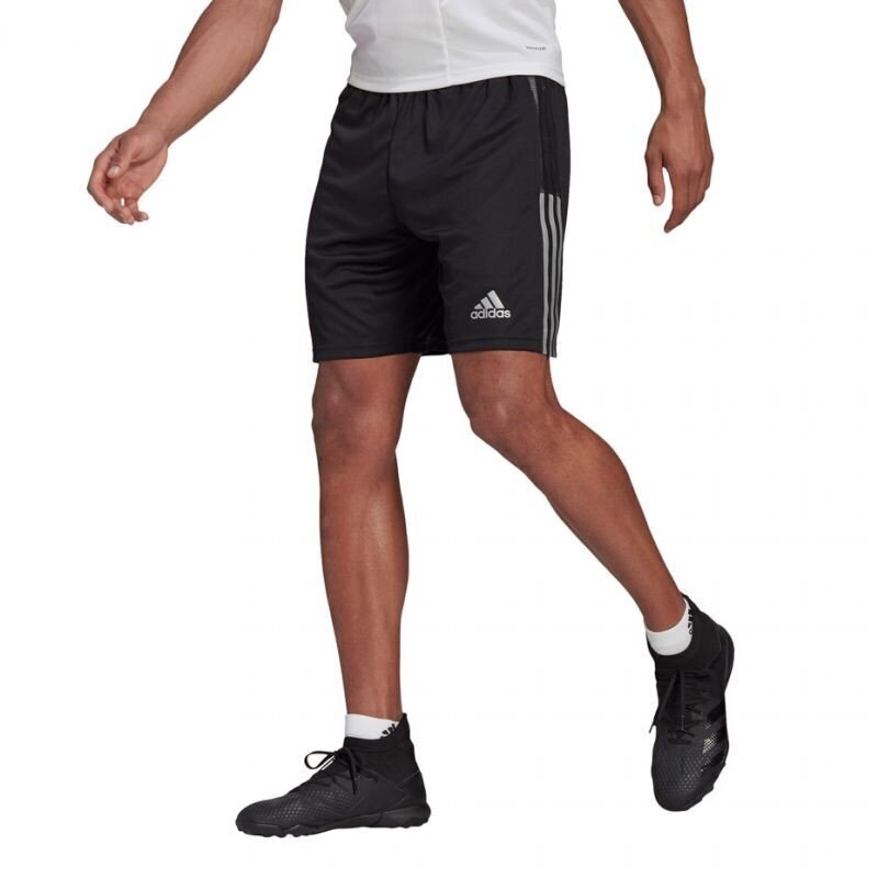 Sporta šorti vīriešiem Adidas Tiro Short Reflective Wording M GQ1038 цена и информация | Sporta apģērbs vīriešiem | 220.lv