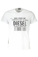 Vīriešu T-krekls Diesel, balts цена и информация | Мужские футболки | 220.lv