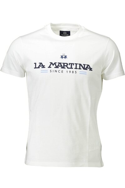 Vīriešu T-krekls La Martina, balts cena un informācija | Vīriešu T-krekli | 220.lv