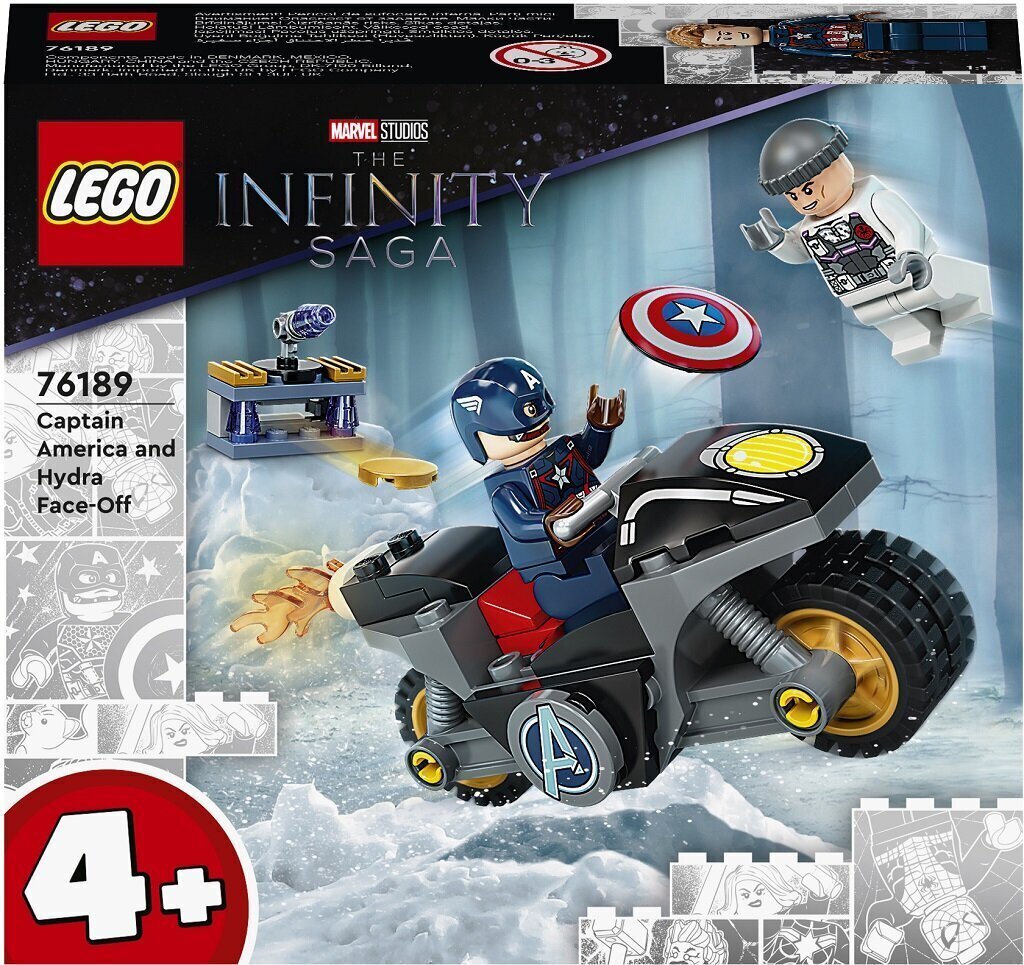 76189 LEGO® Marvel Столкновение Капитана Америки и Гидры цена | 220.lv