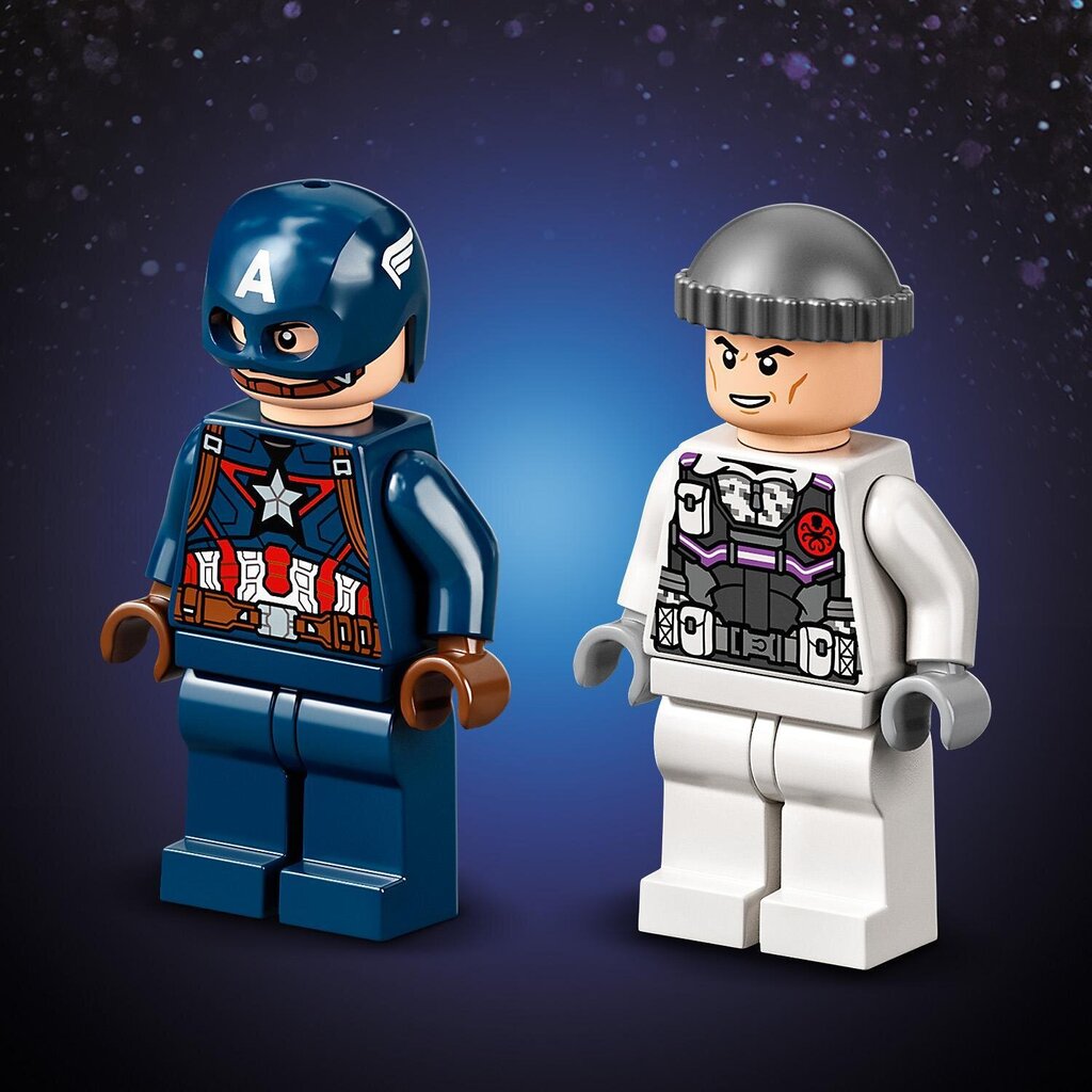 76189 LEGO® Super Heroes Kapteiņa Amerikas un Hidras sadursme cena un informācija | Konstruktori | 220.lv