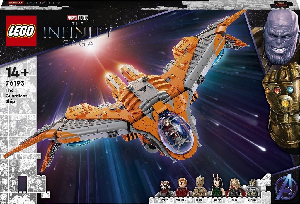 76193 LEGO® Super Heroes Marvel Avengers Kosmosa kuģis cena un informācija | Konstruktori | 220.lv
