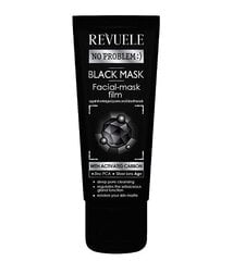 Revuele No Problem Black Mask ar aktivēto ogli, 80 ml цена и информация | Маски для лица, патчи для глаз | 220.lv