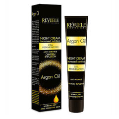 Revuele Argan Oil barojošs nakts krēms, 50 ml cena un informācija | Sejas krēmi | 220.lv