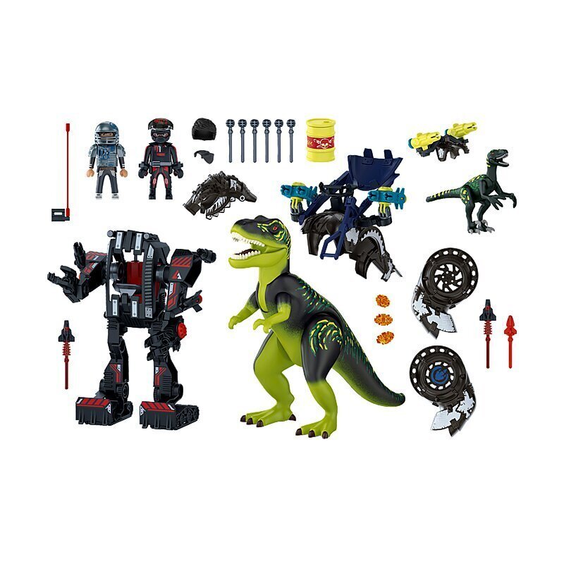 70624 PLAYMOBIL® Dino Rise, T-Rex: Milžu kauja cena un informācija | Konstruktori | 220.lv