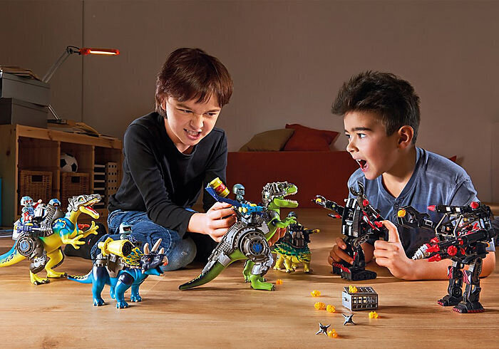 70624 PLAYMOBIL® Dino Rise, T-Rex: Milžu kauja цена и информация | Konstruktori | 220.lv