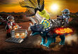 70627 PLAYMOBIL® Dino Rise, Triceratops: Battle for the Legendary Stones цена и информация | Konstruktori | 220.lv