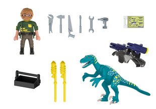 70629 PLAYMOBIL® Dino Rise, Deinonychus: Готов к бою цена и информация | Kонструкторы | 220.lv