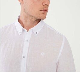 MCL Рубашки White 32431/BEYAZ/2XL цена и информация | Мужские рубашки | 220.lv