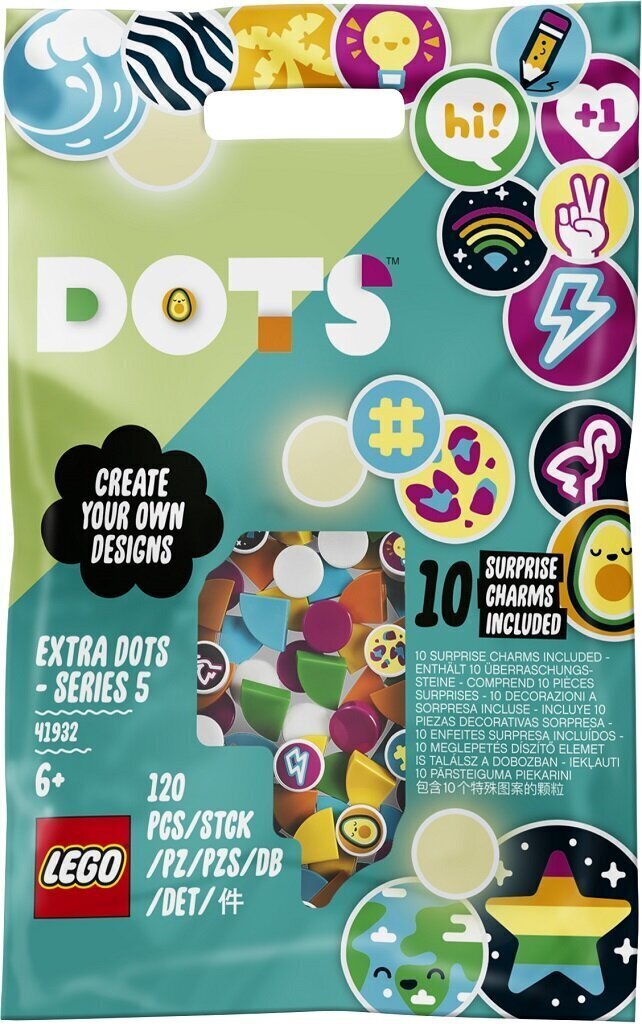 41932 LEGO® DOTS Papildinājums DOTS 5 sērija cena un informācija | Konstruktori | 220.lv