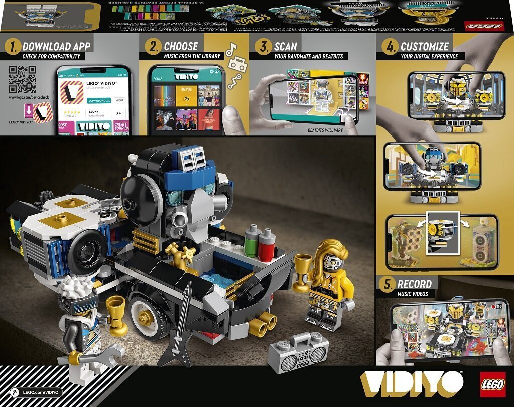 43112 LEGO® VIDIYO Robo HipHop automašīna cena un informācija | Konstruktori | 220.lv