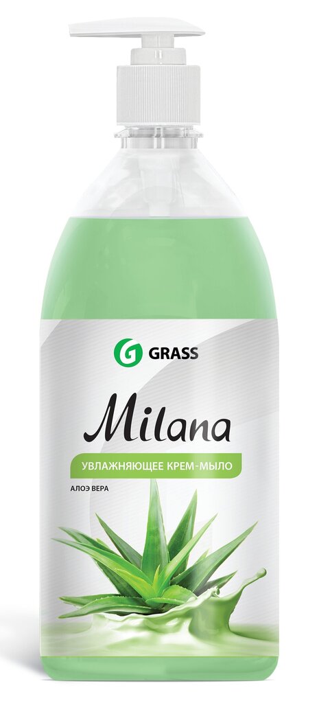 Milana Aloe Vera - MITRINOŠAS KRĒMZIEPES - ALVEJAS - 1 litrs cena un informācija | Ziepes | 220.lv