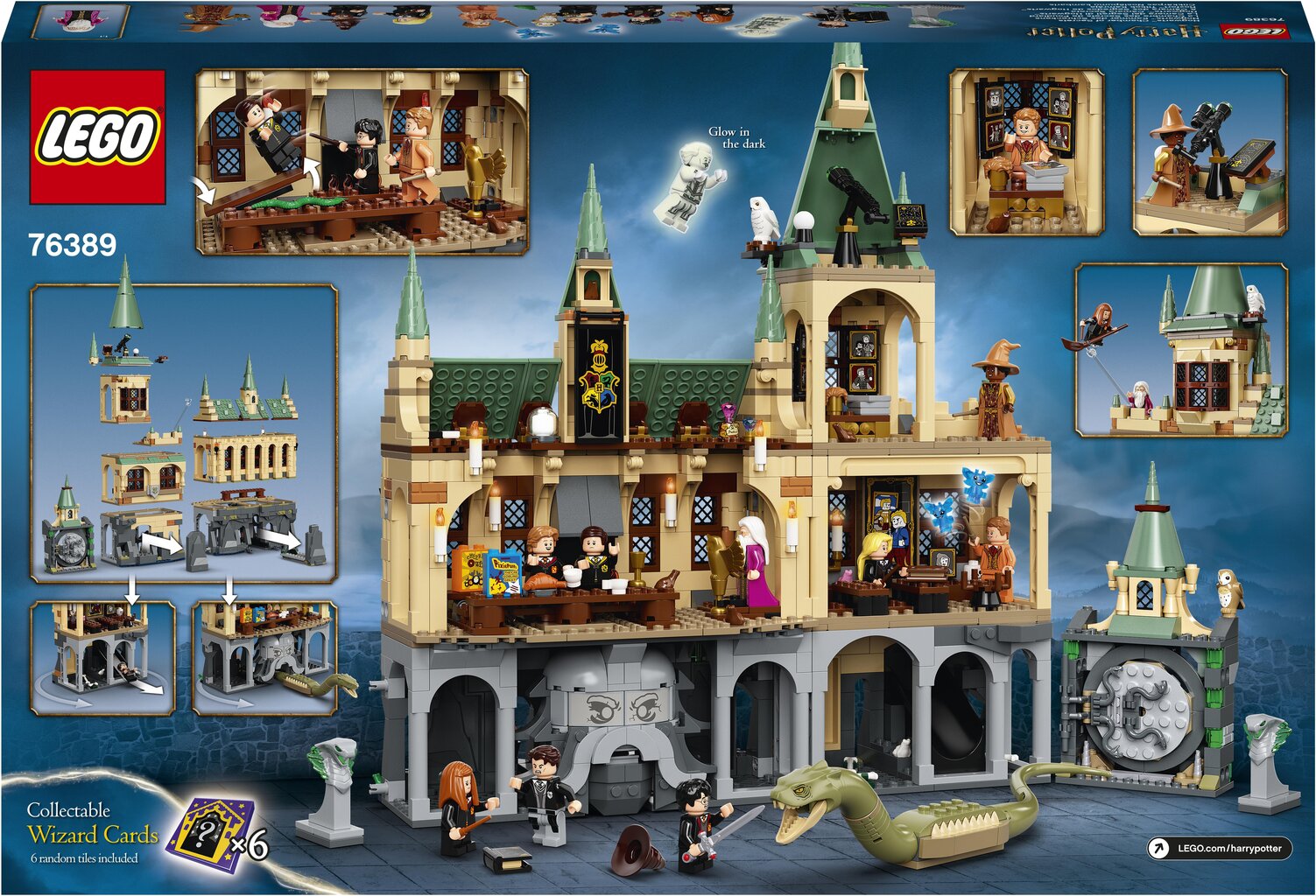 76389 LEGO® Harry Potter Комната секретов Хогвартса цена | 220.lv