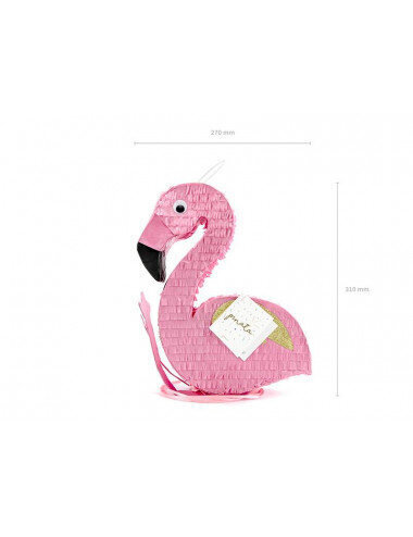 Pinjata Flamingo, 25 x 55 x 8 cm cena un informācija | Svētku dekorācijas | 220.lv