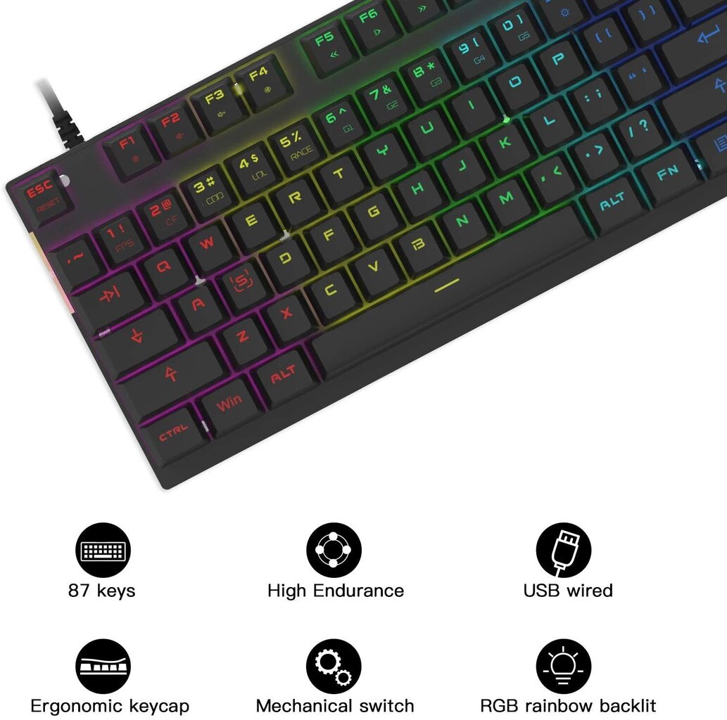 Motospeed CK82 RGB cena un informācija | Klaviatūras | 220.lv