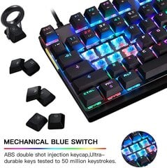 Motospeed CK82 RGB цена и информация | Клавиатуры | 220.lv