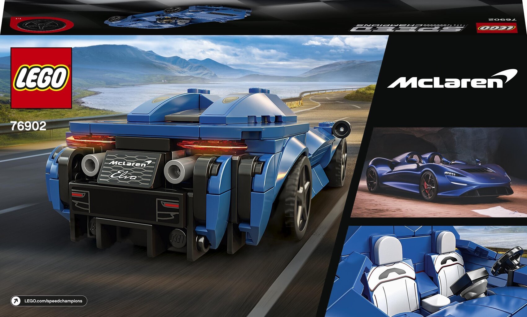76902 LEGO® Speed Champions McLaren Elva cena un informācija | Konstruktori | 220.lv