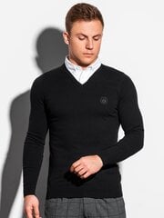 Džemperis vīriešiem Ombre E120, melns cena un informācija | Vīriešu džemperi | 220.lv
