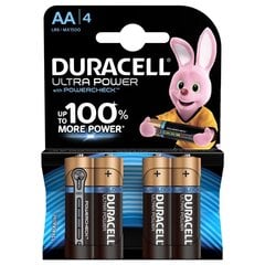 Baterijas Duracell Ultra Power AAA/LR03 cena un informācija | Baterijas | 220.lv