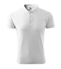 Мужская футболка поло Pique Polo Polo Shirt, белая цена и информация | Футболки мужские | 220.lv