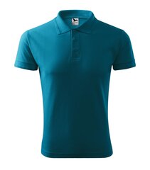 Мужская футболка поло Pique Polo Polo Shirt, turquoise цена и информация | Мужские футболки | 220.lv