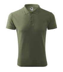 Мужская футболка поло Pique Polo Polo Shirt, цвет хаки цена и информация | Мужские футболки | 220.lv