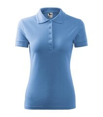 Футболка поло Pique Polo для женщин, небесно-синяя цена и информация | Женские футболки | 220.lv