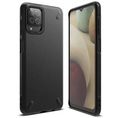 Telefona vāciņš Ringke Onyx Durable priekš Samsung Galaxy A12 / M12, melns цена и информация | Чехлы для телефонов | 220.lv