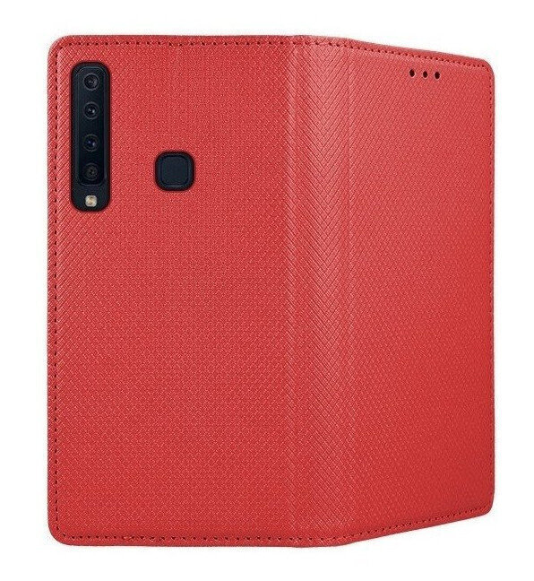 Maciņš Smart Magnet Xiaomi Redmi Note 10 5G sarkans cena un informācija | Telefonu vāciņi, maciņi | 220.lv