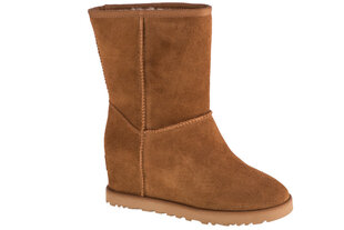 Zābaki sievietēm UGG W Classic Femme Short 1104611-CHE cena un informācija | Sieviešu zābaki, puszābaki | 220.lv