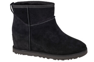 Zābaki sievietēm UGG Classic Femme Mini 1104609-BLK cena un informācija | Sieviešu zābaki, puszābaki | 220.lv