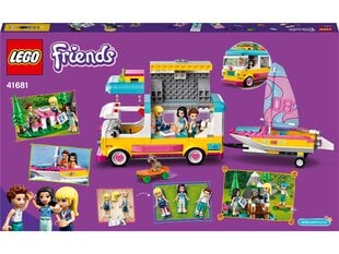 41681 LEGO® Friends Лесной дом на колесах и парусная лодка цена и информация | Конструкторы | 220.lv